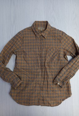 00's Check Shirt Beige Multi Classic Button-Up