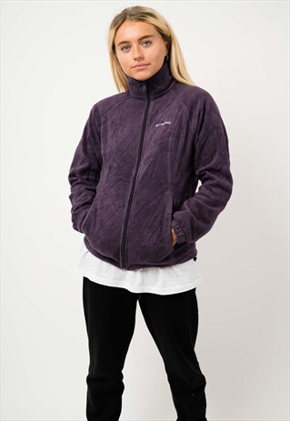 PURPLE COLUMBIA FLEECE JACKET