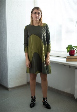 VINTAGE 90'S GREEN MINI DRESS