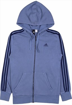Vintage 90's Adidas Hoodie Spellout Zip Up
