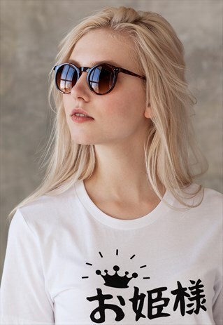 TORTOISESHELL SUNGLASSES - TORTOISE SHELL RETRO ROUND OXFORD