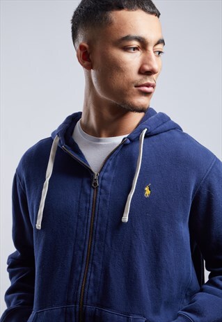 VINTAGE RALPH LAUREN ZIP-UP HOODIE