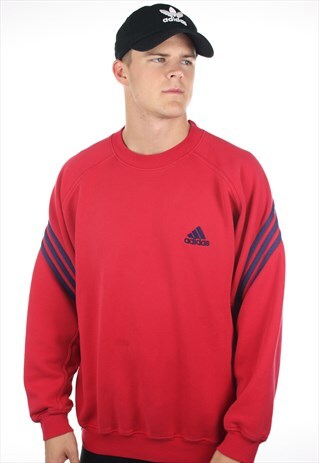 VINTAGE 90S ADIDAS SMALL LOGO SWEATSHIRT JUMPER
