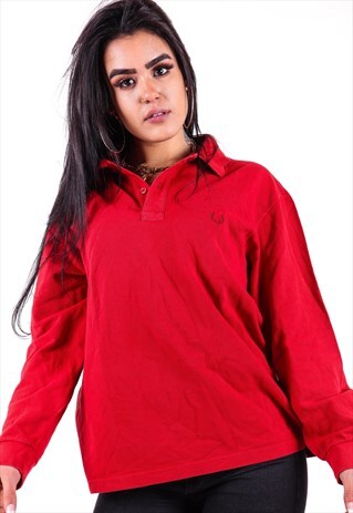 VINTAGE FRED PERRY LONG POLO SHIRT T680