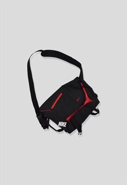 Vintage 00s Nike Sling Bag in Black & Red