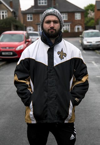 VINTAGE NEW ORLEANS SAINTS NFL JACKET