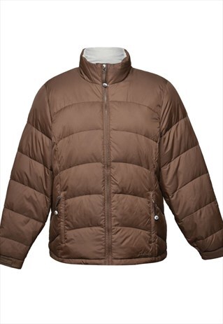 BROWN L.L. BEAN PUFFER JACKET - XL