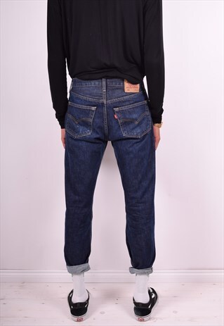 LEVI'S 501 MENS VINTAGE JEANS W32 L30 BLUE 90'S