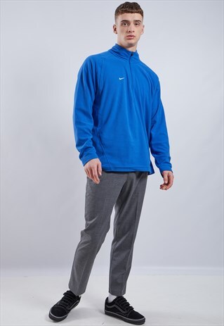 VINTAGE NIKE 1/4 ZIP FLEECE SWEATSHIRT