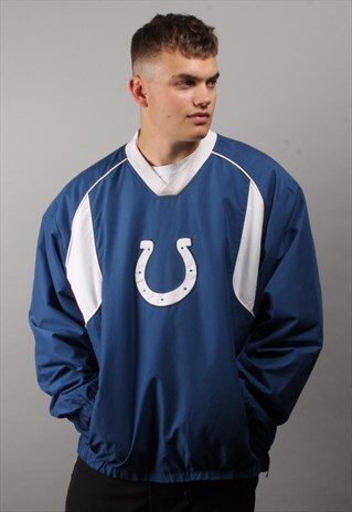 VINTAGE NFL COLTS BLUE WINDBREAKER