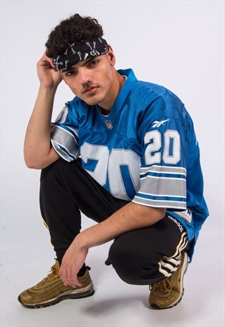 DETROIT LIONS NFL JERSEY AMERICAN FOOTBALL SHIRT