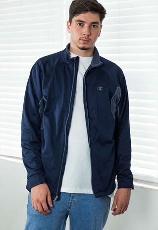 VINTAGE CHAMPION JACKET LOGO 90S L 12.8