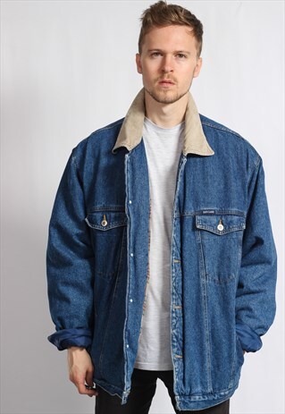 VINTAGE BLANKET LINED DENIM JACKET