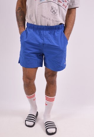 CHAMPION MENS VINTAGE SHORTS XL BLUE 90S