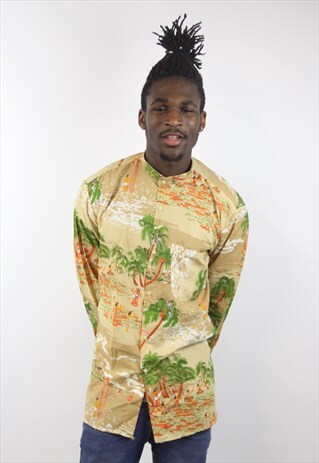 VINTAGE TROPICAL PATTERNED SHIRT