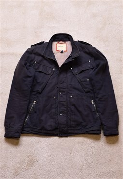 Vintage Wrangler Black Denim Coat Jacket