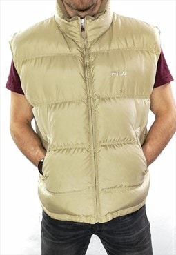 Y2K FILA Gilet Puffer Jacket Size Large