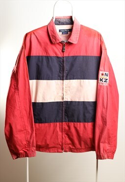 Vintage Nautica Windbreaker Harrington Colorblock Jacket