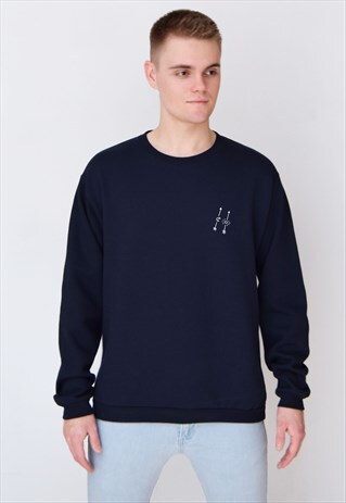 NAVY ARROWS SWEATSHIRT