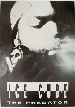 Original Vintage ICE CUBE The Predator 1992 Deadstock Poster