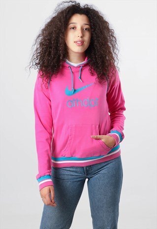 VINTAGE NIKE APPLIQUE LOGO HOODIE