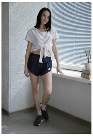 VINTAGE 80'S NAVY SHORTS