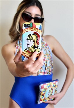 Blue Sicilian Ortigia Phonecases