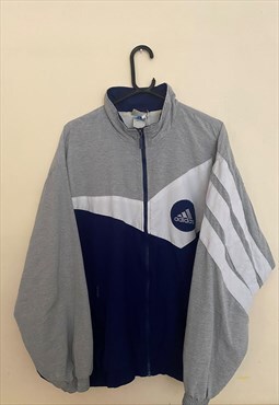 Vintage 90s Adidas Shell Jacket/ Track Jacket. Festival.