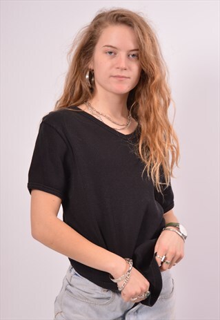VINTAGE LEVI'S T-SHIRT TOP BLACK