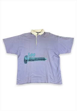 Lee Vintage 90s Purple Polo Shirt