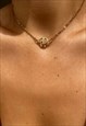 AUTHENTIC DIOR CD PENDANT- SINGLE CHAIN REWORKED CHOKER