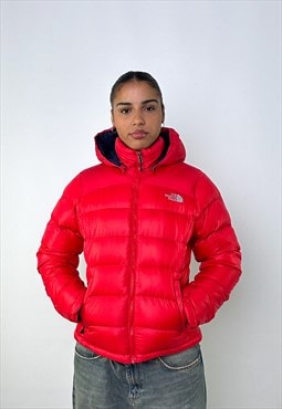 Pink y2ks The North Face Red 700 Series Puffer Jacket Coat