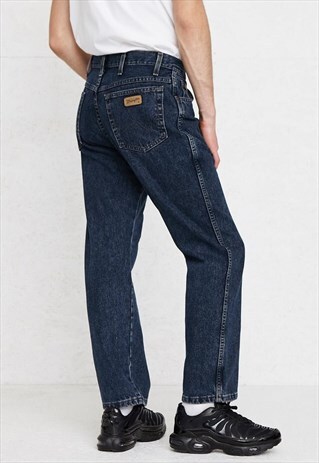 VINTAGE NAVY WRANGLER DENIM JEANS
