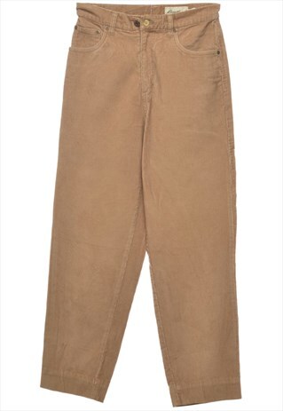 BEYOND RETRO VINTAGE EDDIE BAUER BROWN TROUSERS - W26