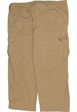 Vintage 90's Wrangler Trousers / Pants Cargo Pockets Tan