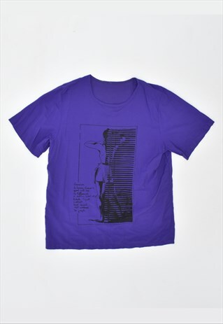 VINTAGE 90'S T-SHIRT TOP PURPLE