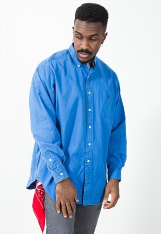 VINTAGE 80S CLASSIC POLO RALPH LAUREN SHIRT / S5534