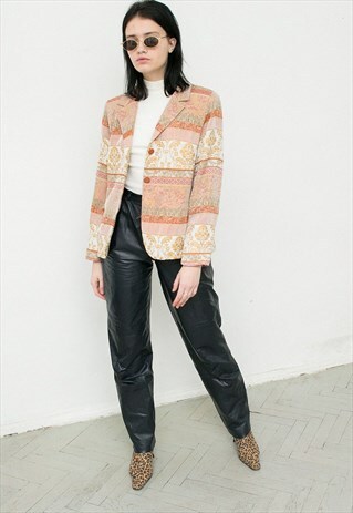 VINTAGE WOMAN'S BLAZER LIGHT CLASSIC 80S SUMMER SPRING SHORT