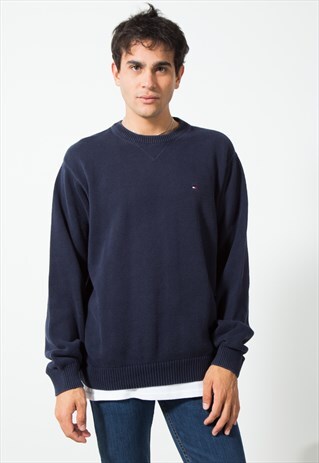 VINTAGE 80S TOMMY HILFIGER KNIT JUMPER / S211