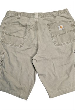 Men's Carhartt Cargo Shorts In Beige Size W38