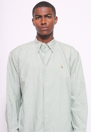 VINTAGE RALPH LAUREN SHIRT GREEN