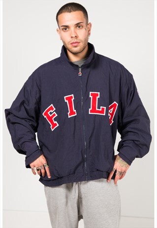 VINTAGE 80S FILA SHELL SPORT JACKET / S1045