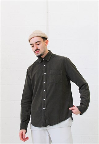 VINTAGE CORD SHIRT IN BROWN