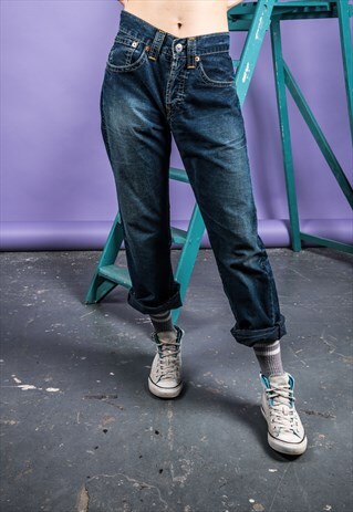 VINTAGE 1990S BLUE LEVI'S 907 CORD JEANS