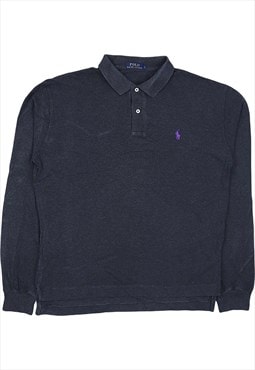 Vintage 90's Ralph Lauren polo Sweatshirt PoloShirt Long