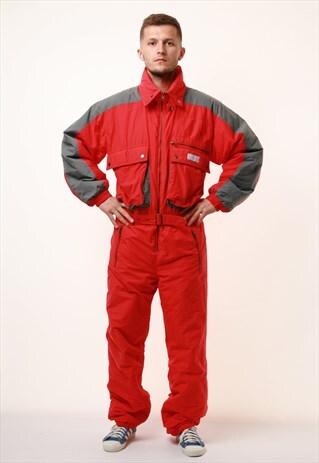 90S VINTAGE OLDSCHOOL WARM ADIDAS WINTER SKI OVERALLS 15331