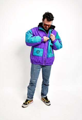 retro ski jacket mens