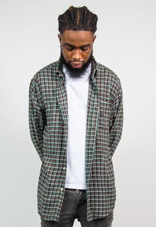 CHAPS RALPH LAUREN CHECK FLANNEL SHIRT