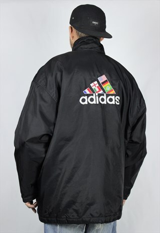 98'FRANCE FIFA WORLD CUP ADIDAS BIG LOGO WINTER JACKET