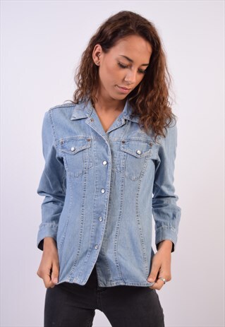 VINTAGE REPLAY DENIM SHIRT BLUE